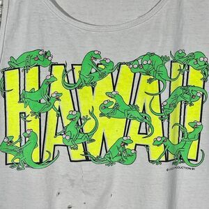 RARE 90s Vintage LOCO PRODUCTION HAWAII Single Stitch Tank‎
